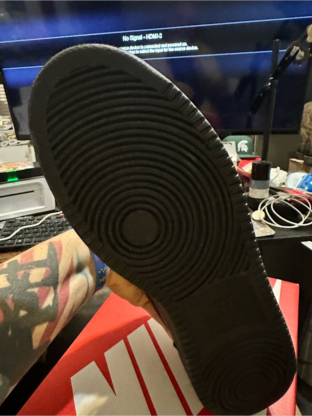 Nike Ebernon Low Black Sneakers - Picture 5 of 6